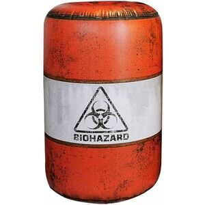 1x Biohazard Inflatable, Combat Battlefield Compatible with NERF, Laser Tag